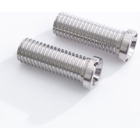 20PCS Vis pour Panier d'évier Acier Inoxydable 45mm M12 Évier Panier Vis pour Bouchon de Crépine de Lavabo -Argent