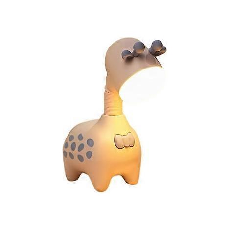 Rechargeable giraffe night light in a creative cartoon design, perfect as a gift for couples or as a mood light for girls (pink) (1/5)