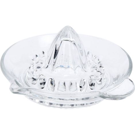 Saftpresse für Zitrusfrüchte, Glas, transparent