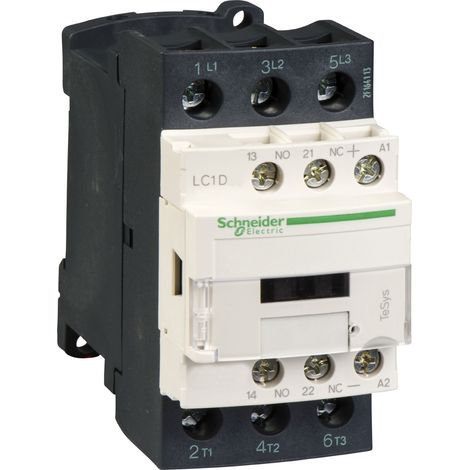 Contacteur TeSys LC1-D - 3P - AC-3 440V 9 A - bobine 48V CC - LC1D09ED