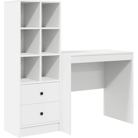 Maison Exclusive - Schreibtisch mit Schubladen mit Regal mit Spei