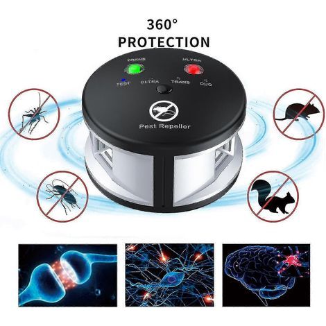 Rodenticide Ultrasonic 3 In 1 Insect Repellent Rodent Killer Rodenticide (1/5)