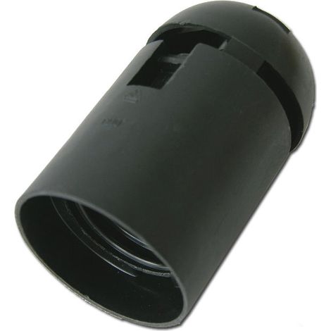 Portalámparas E-27 Negro Blister 15000-60506