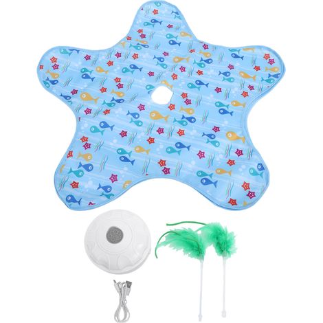 Jouet automatique cache-cache pour chat, 3 vitesses réglables, mode veille et réveil par capteur tactile, chaton interactif (1/5)