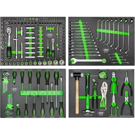 Lot de 4 modules en carbone EVA pour chariots à outils – Pour clés à main – JBM53708
