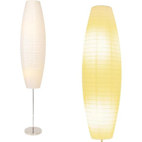 Rice Paper Floor Lamp Set 59" Tall (1/5)