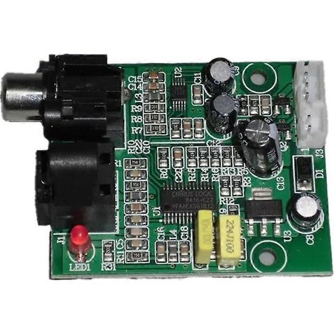 Décodeur DAC CS8416+CS4344 pour entrée numérique optique/coaxiale et sortie audio stéréo (1/5)