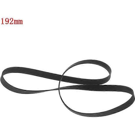Courroie caoutchouc haute qualité pour platine vinyle, lecteur CD/DVD - Longueur pliée 19,2 cm - Remplacement durable