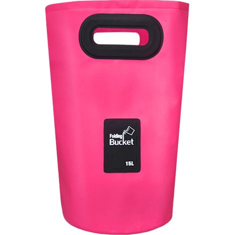 Seau Pliable - 15 L - Pour Camping Randonnée Pêche Jardinage - Seau Portable Autoportant - 1 Pièce (1/5)