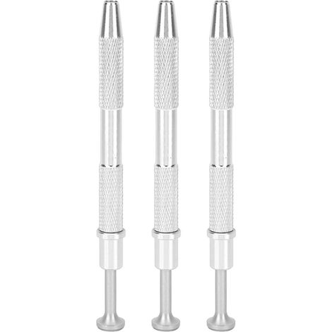 3pcs Pince à Saisir Perles Strass Professionnel Alliage 4 Griffes Porte-Bijoux Outil de Récupération Argenté (1/3)