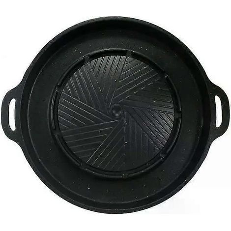 Poêle antiadhésive Shabu-grill multifonctionnelle coréenne, en alliage d'aluminium, ronde, tout-en-un. (1/5)