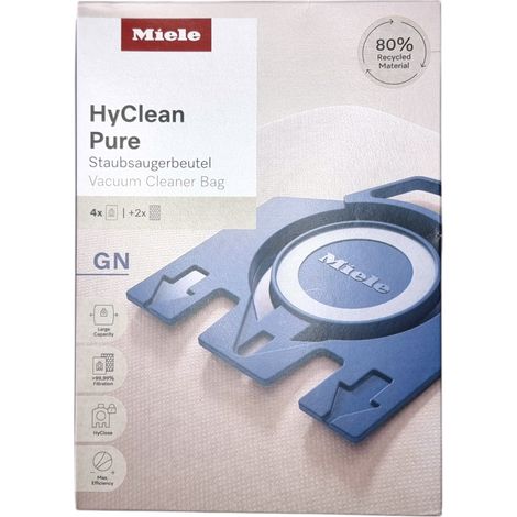 Bolsas de aspiradora originales Miele HyClean Pure Typ G/N - No. 12421130 (1/4)