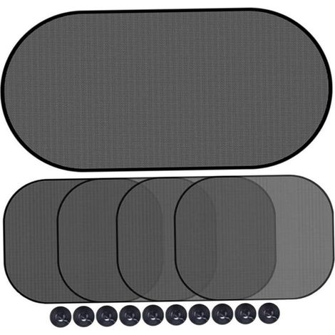 Pare Soleil Voiture BéBé Rideau Voiture Pare-Soleil Voiture Shade Window Blinds Curtain Summer Mesh Curtain Sunshade Windows Sunshade (1/5)