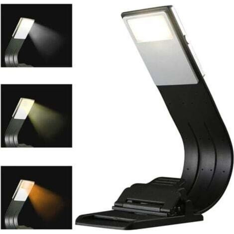 Lampe de Lecture lampe led liseuse,3 Couleurs lampe lecture lampe livre lampe de lecture pour lire au lit lampe de bureau Flexible Parfaite pour la Lecture lumiere led pour la Lecture (1/5)