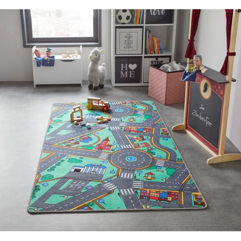 Mömax Spielteppich Ralley in Bunt ca. 100x175cm (1/2)