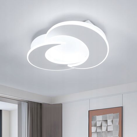 Plafonnier LED Nuage Led Plafond Plafonnier Enfant, 40CM 6500K Lampe Plafond Led Luminaire Plafonnier éclairage de Plafond Chambre bébé 36W (1/5)