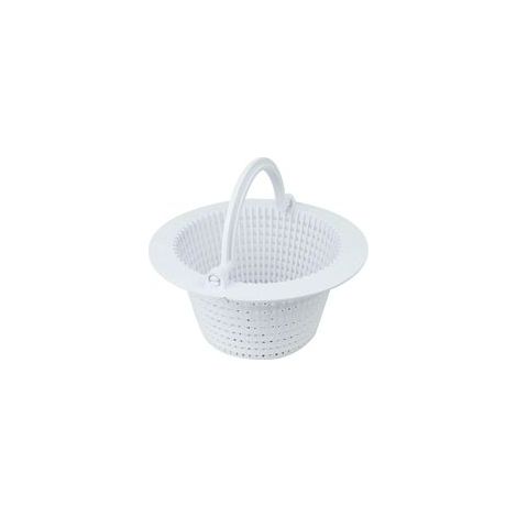 Grauer Skimmerkorb 12 cm Durchmesser 8 cm hoher Pool-Sieb Skimmersieb Hochwertiges Sieb Filtert Schmutz (2er-Pack) (1/5)