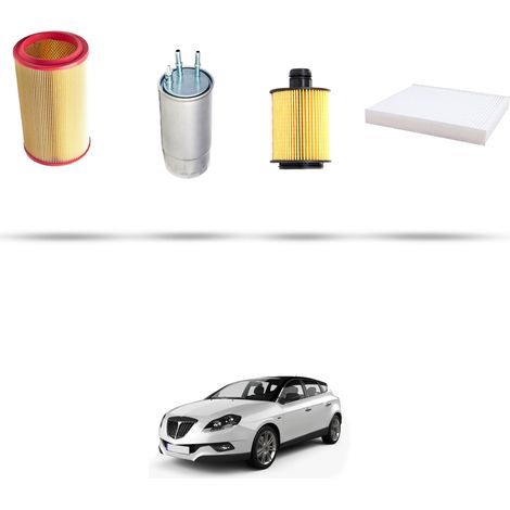 Kit tagliando 4 filtri compatibile con Lancia Delta III (844) 2.0 Multijet 121kw dal 2008 (1/5)