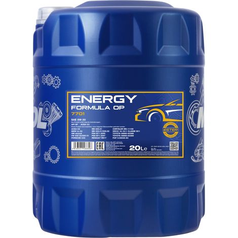 MANNOL - Huile moteur 5W30 C2/C3 7701 - Bidon de 20 litres - MN7701-20 - Ce produit de marque MANNOL est neuf.
