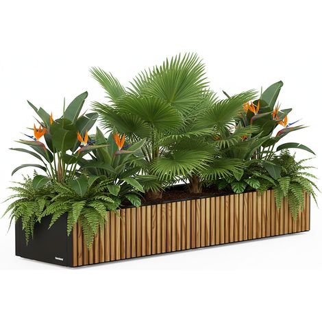 Herstera Garden Pflanzkasten Xic Wood 150x40x25 cm