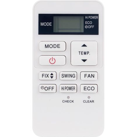 Control remoto de aire acondicionado compatible con Toshiba AC A/C RBC-ASX11E-C RAS-107SKV-E6 RAS-077SKV-E6 RAS-07BKV-E