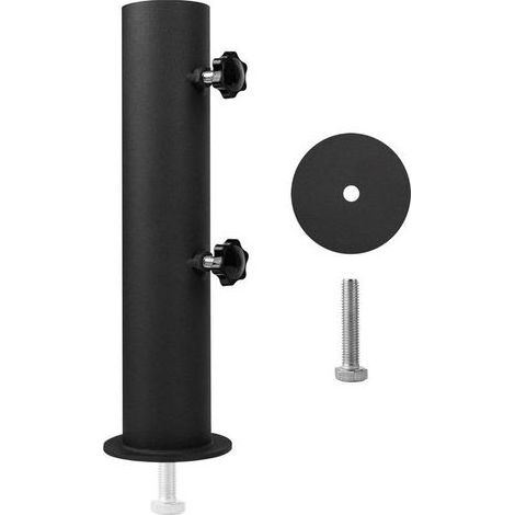 Tube pour support de parasol d'extérieur. base tubulaire en pierre pour parasol d'extérieur. support tubulaire pour parasol de table. support tubulaire pour parasol à monter soi-même (1/3)