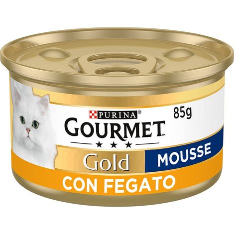 Gourmet Gold Gatto Mousse con Fegato gr. 85 PURINA (1/5)