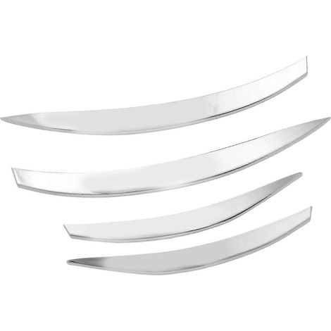 4-teiliges Set zur optischen Aufwertung der seitlichen Kühlergrillblenden für die Frontstoßstange von Mercedes-Benz CLA-Klasse C118 X118 AMG-L (1/5)