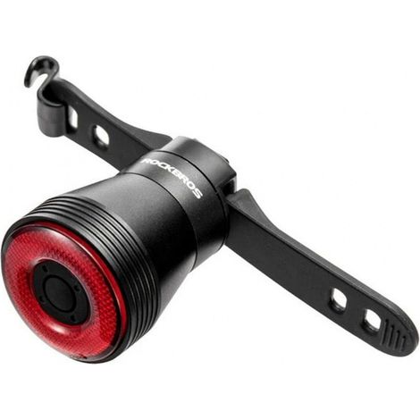 Luz trasera para bicicleta Rockbros TL907Q52 LED USB con luz de freno para tija de sillín (1/5)