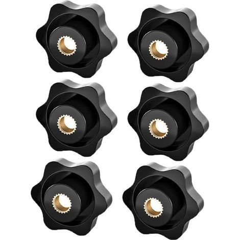 Stück M8-Sterngriffmuttern – Rändelmutter, M8-Klemmmutter, Sternkopf-Klemmknopf, Rändelgriffmuttern für mechanische und industrielle elektronische Geräte (1/4)