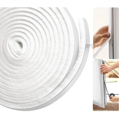 Joint Porte et Fenêtre, Isolant Fenetre Anti Froid 5m x 9mm x 9mm (1/5)