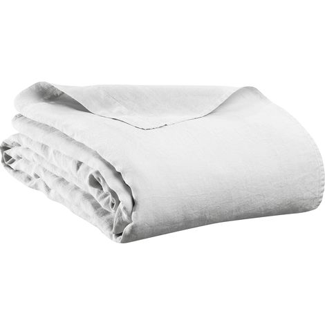 VIVARAISE - Drap plat Vivaraise en chanvre blanc - 240 x 300 cm (1/5)