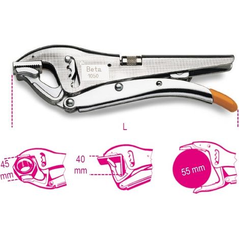 Pinza autobloccante  doppia regolazione beta 1050 - 220 (1/3)