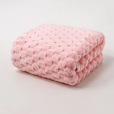 Serviette De Bain - 70 x 140 cm - Velours De Corail - Absorbante Et Rapide À Sécher - Pour Usage Domestique - 1 Pièce (1/3)