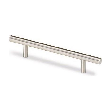 Tirador para mueble Salvia VA acero inoxidable cepillado 160mm D.14mm HETTICH