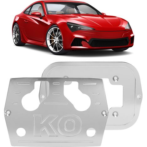 Batteriehalterung aus Aluminiumlegierung, Auto-Tuning-Zubehör, Silber (1/5)