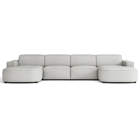 Selsey Sallmo - Wohnlandschaft U-Form, universell, 3-Sitzer, Hellgrau, 368 cm (1/5)