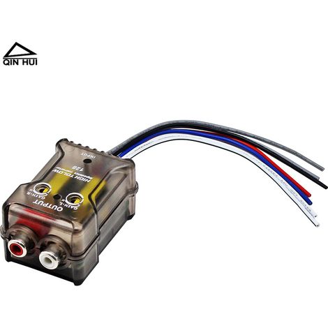 Hochfrequenz-Niederfrequenz-Audiowandler für Zweikanal-Aktivsubwoofer im Auto mit Hochfrequenz-Niederfrequenz-Verzögerung (1/4)