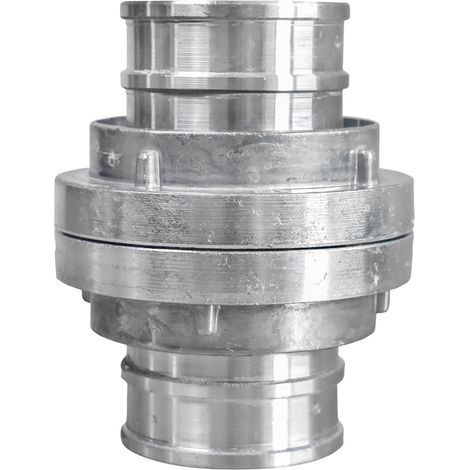 Raccordo Storz in alluminio a 2 pezzi per tubo di irrigazione ad alta pressione da 3 pollici e 76,2 mm Breckner Germany (1/4)