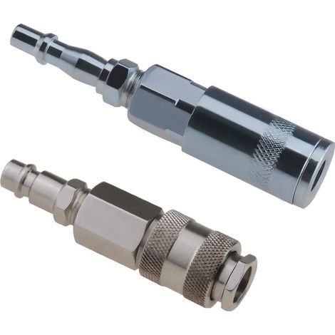 Raccord pour compresseur – Kit de conversion 4 pièces 1/4' BSP – Métal galvanisé – Connexion rapide et sécurisée