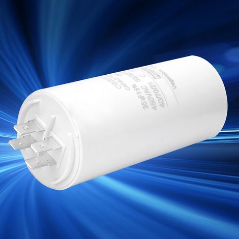 CBB60 450V 35uF Anlaufkondensator mit Schraubmutter für Waschmaschine (1/5)