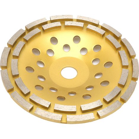 Disque à meuler diamanté 180 x 22,2 mm double rangée segmentée pour béton marbre granit – haute précision et longue durée (1/5)