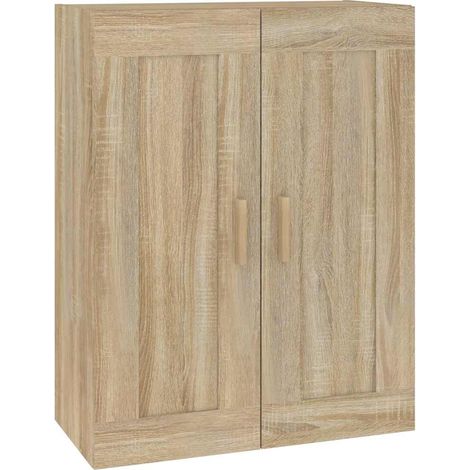 Maison Exclusive - Wandschrank Sonoma-Eiche 69,5x32,5x90 cm Holzw (1/5)