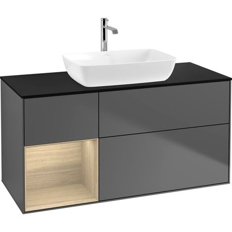 Villeroy & Boch F822PCGK Meuble sous-lavabo Finion F82 (1/2)
