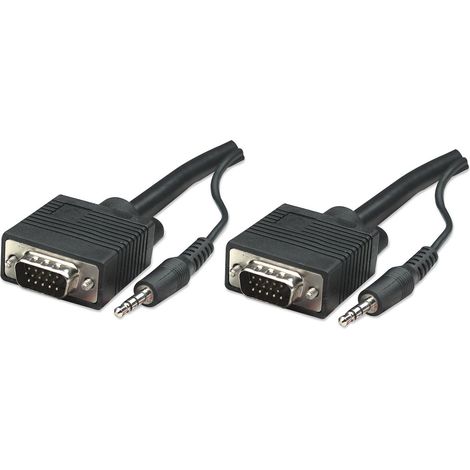 MANHATTAN Cavo SVGA con Audio 4,5 mt (1/4)