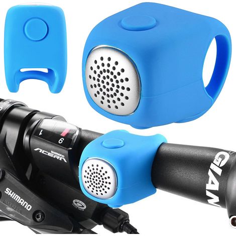 Sonnette de vélo électronique puissante de 120 dB, étanche