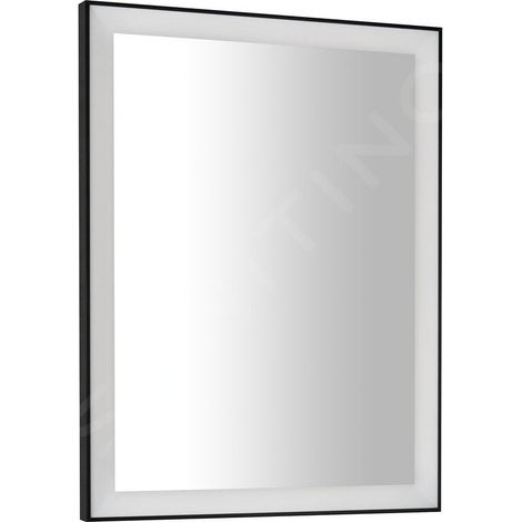 Sapho - Mirroir Venero avec éclairage LED, 60x80 cm, noir LG260 (1/5)