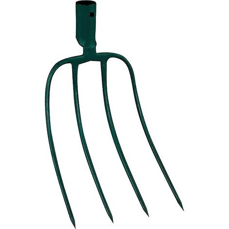LEBORGNE Fourche fumier 4 dents douille - 22 cm - sans manche