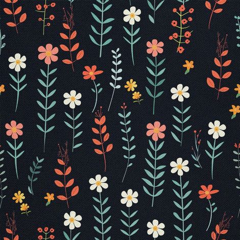 Tela decorativa para exteriores Oxford - Motivo floral I DX5474 (1/5)