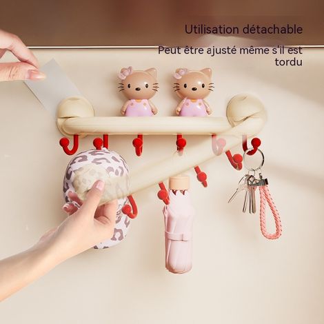 Crochets muraux adhésifs sans perforation, support résistant adapté au rangement domestique dans toutes les pièces de la maison (1/3)